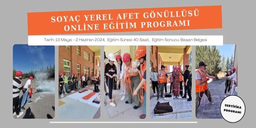 Yerel Afet Gönüllüsü Eğitim Programı Tamamlandı
